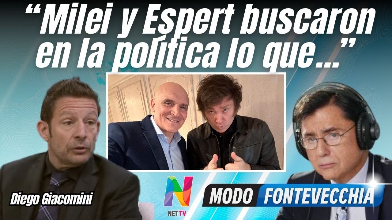 Giacomini contó el primer acercamiento con Espert y cuáles fueron las razones que lo alejaron de él