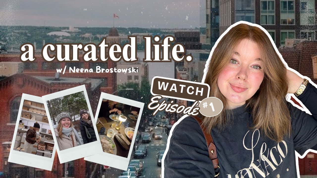 〰️ a curated life. | a week in my life, first snow, girls night, dog walk, insta360 go ultra vlog