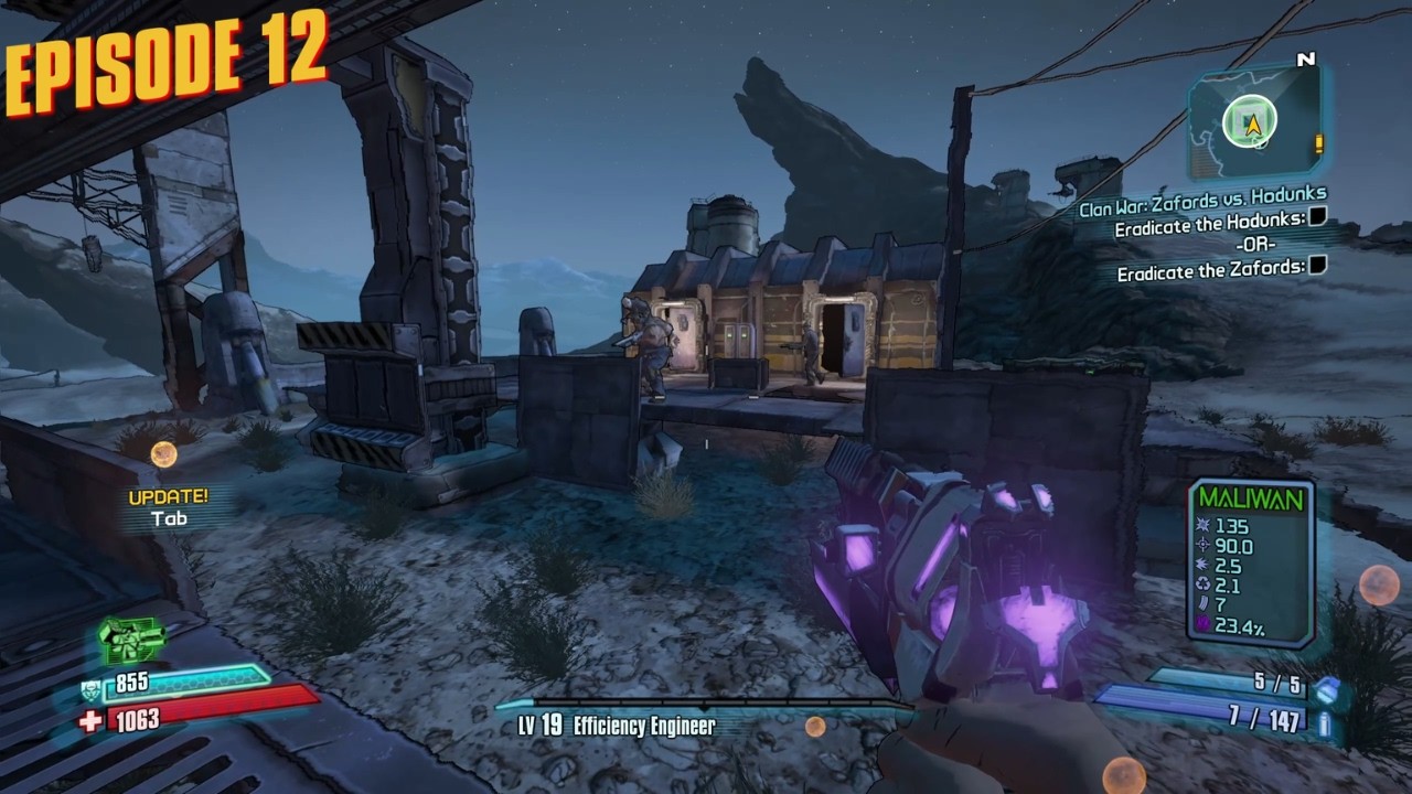 Borderlands 2 S01 Axton Level 1 to OP 10 - Episode 12 (Clan Wars)
