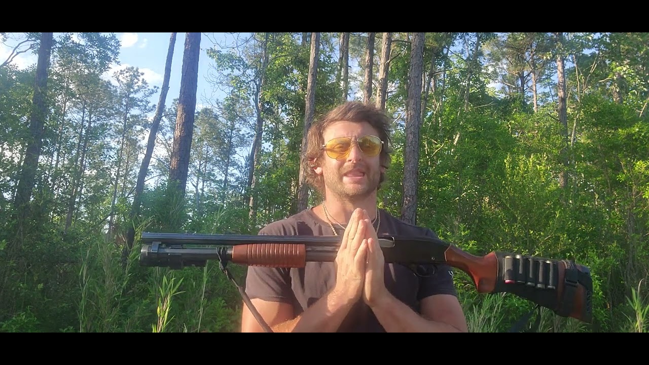 Защитная установка дробовика. Упражнения по защите с Winchester 1300.