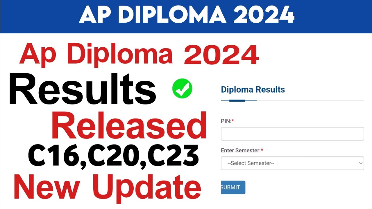 ap diploma oct/nov exam results 2024 | ap diploma results 2024 date | diploma results