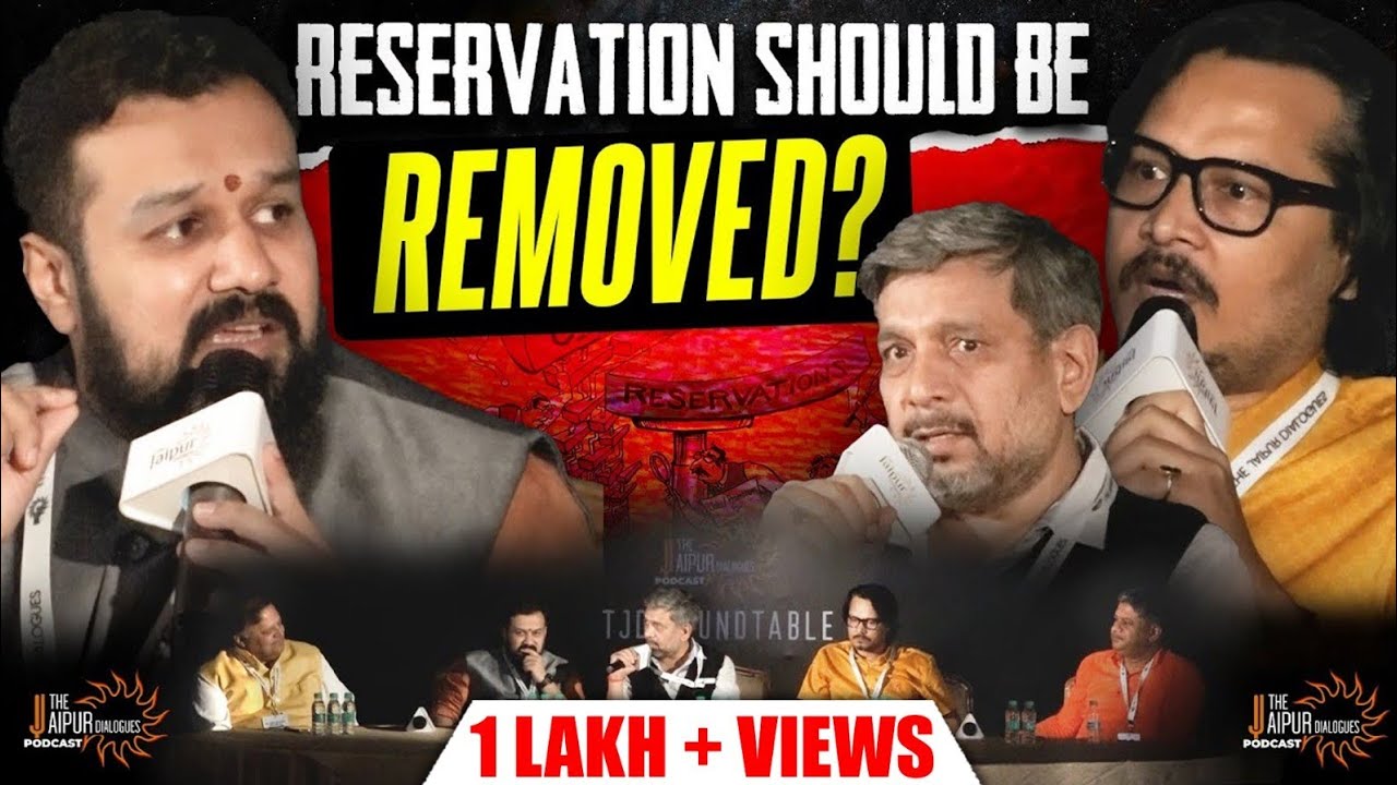 The Most EXPLOSIVE Debate on Reservation in India | Ajeet Bharti, Vishnu Shankar Jain, Anupam Mishra