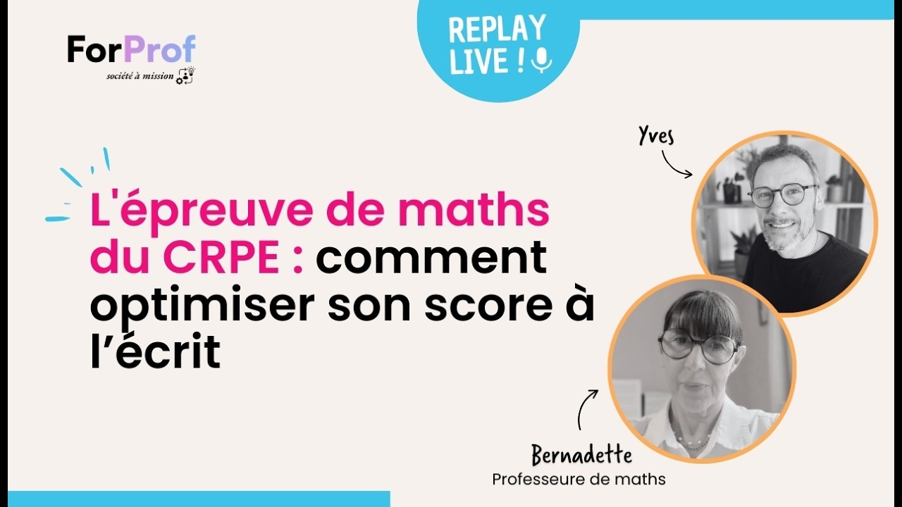 L'épreuve de maths du CRPE : comment optimiser son score à l’écrit