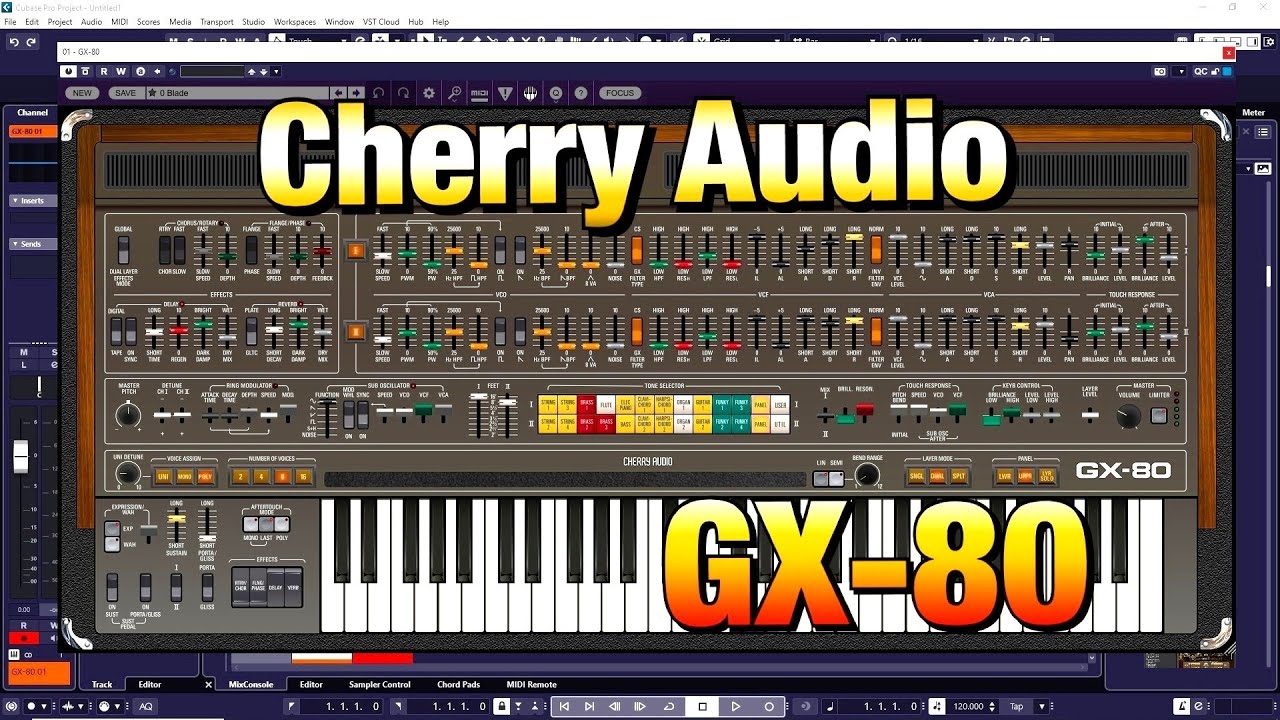 GX-80 by Cherry Audio - The EPIC Guide for an EPIC Synth - Tutorial & Demo