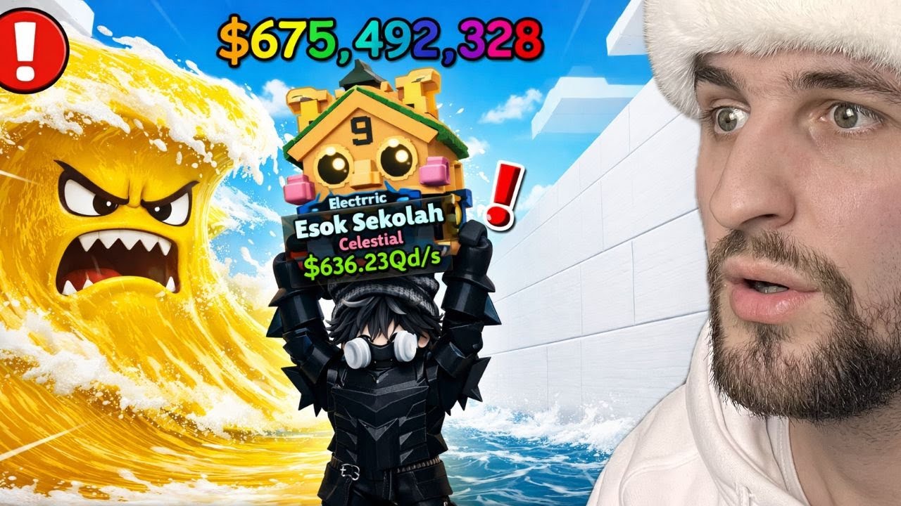 Dhuruam Brainrota $10T/s + Trade 16x Esok Sekolah Electric 636qd/s | Steal a Brainrot x Tsunami