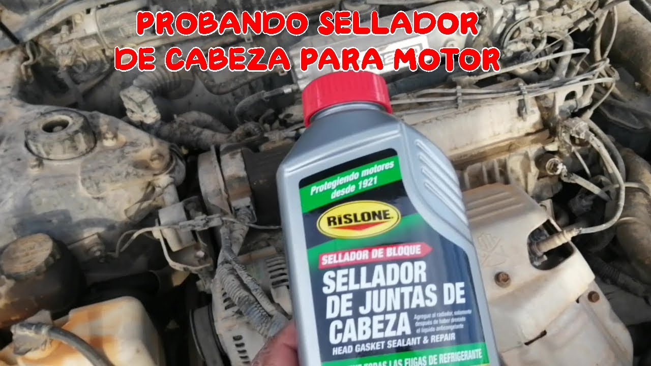 PROBANDO SELLADOR DE CABEZA PARA MOTOR