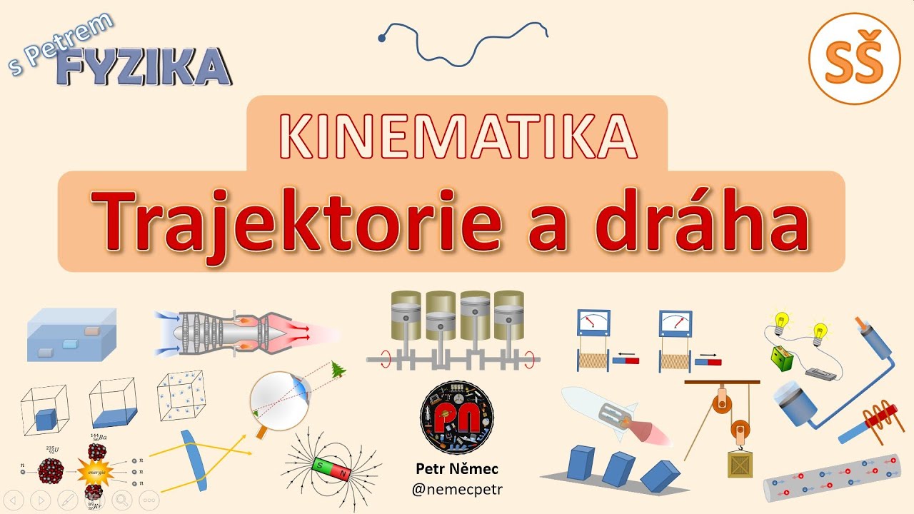 Trajektorie a dráha - fyzika SŠ