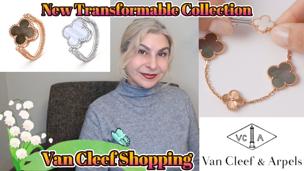 VCA Shopping VLOG НОВОЕ трансформируемое ожерелье Magic Alhambra из 15 мотивов и коллекция Frivol...