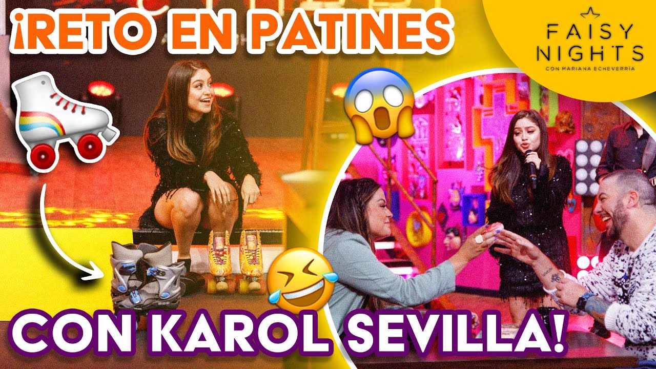 ¡Karol Sevilla y Mariana Echeverría se enfrentan en patines! 😱🛼 | Faisy Nights