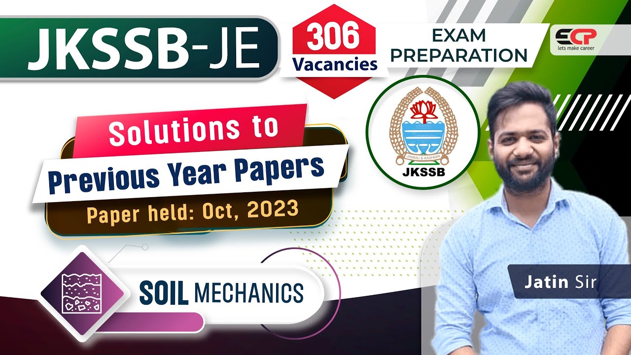 Soil Mechanics | JKSSB JE 2023 Previous Year Question Solution