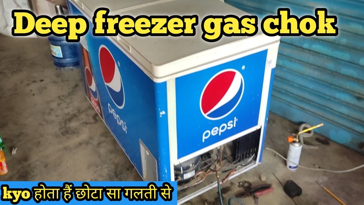 Deep freezer gas chok problem slove | deep freezer gas chok fan ke Karan