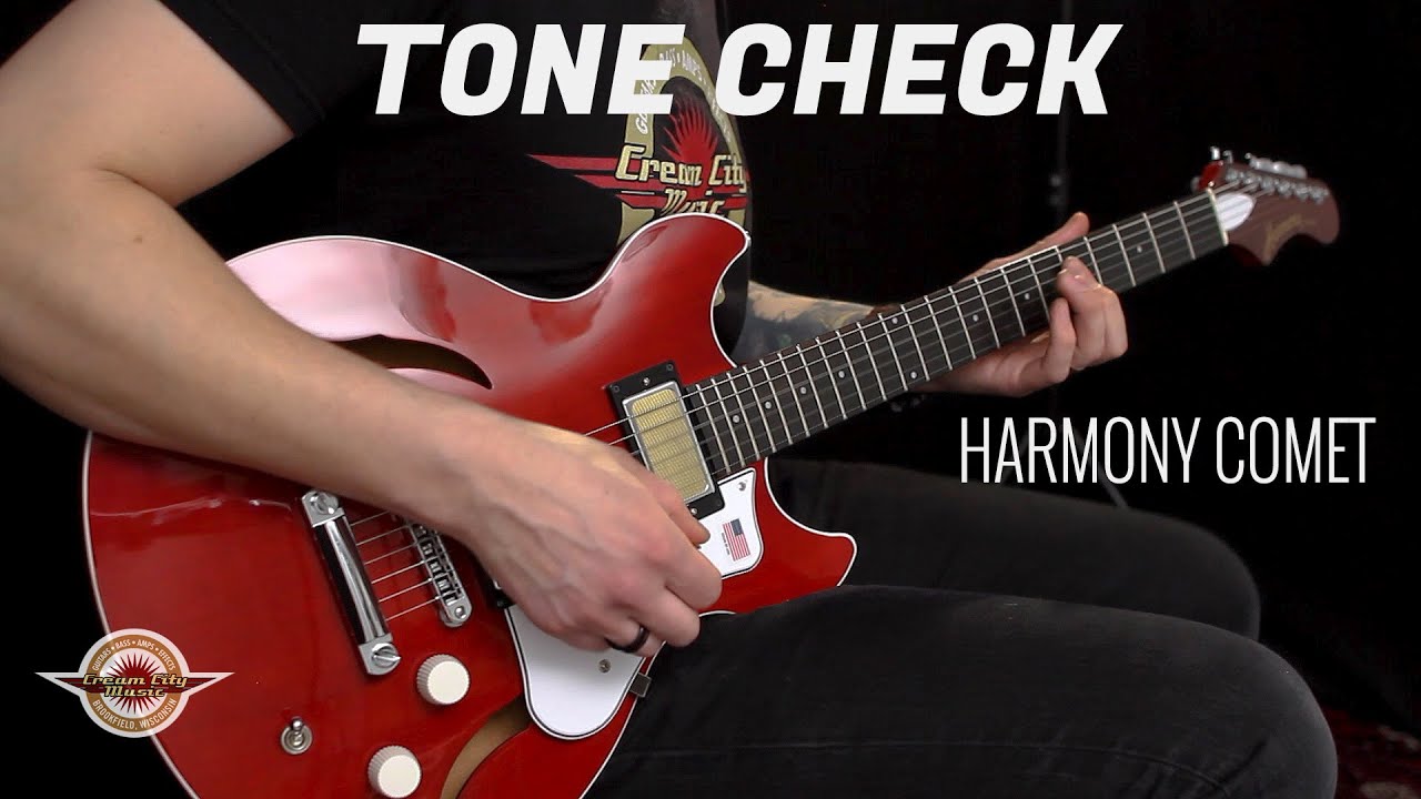 TONE CHECK: Harmony Comet Electric Guitar Demo | No Talking