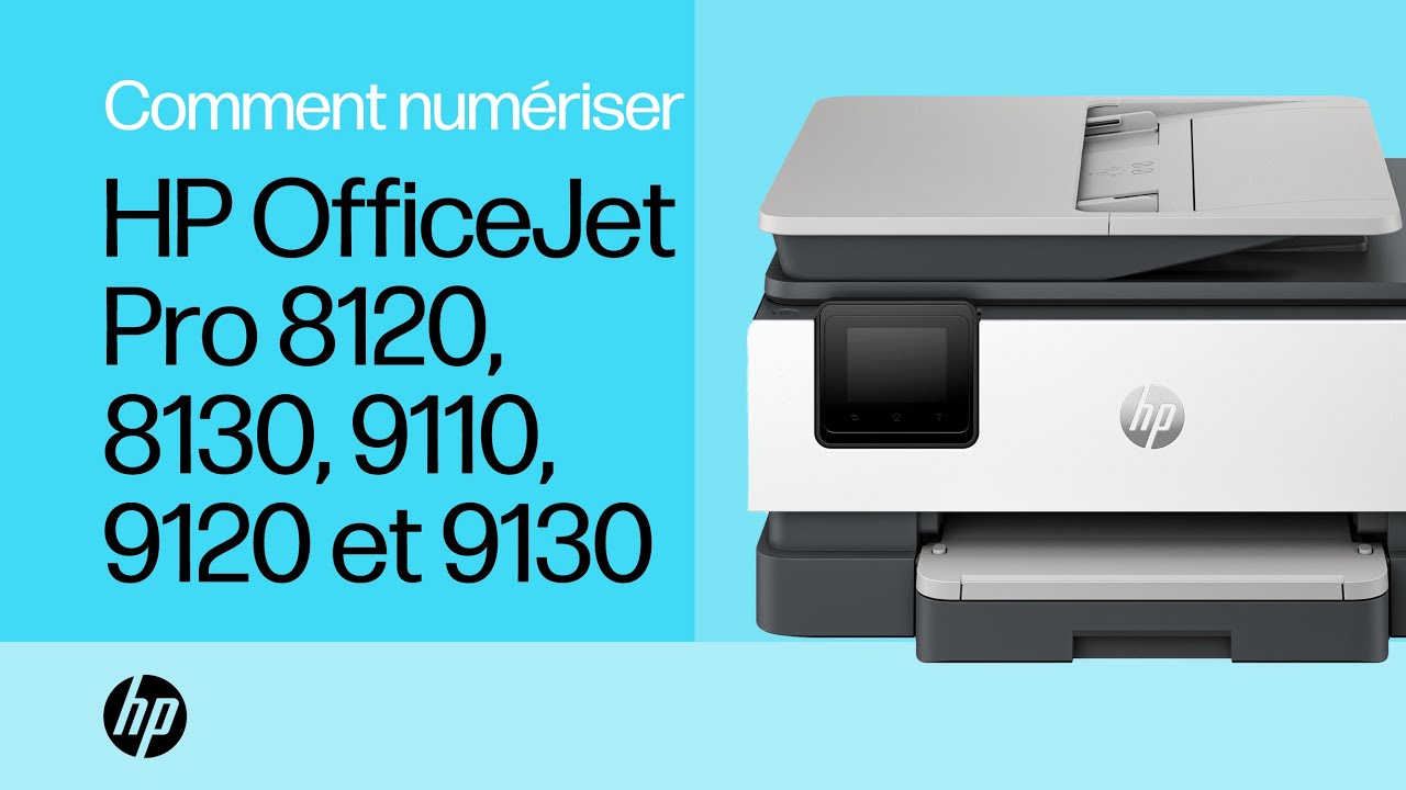 Comment numériser | Imprimantes Tout-en-Un HP OJ Pro 8120, 8130, 9110, 9120 et 9130 | HP Support