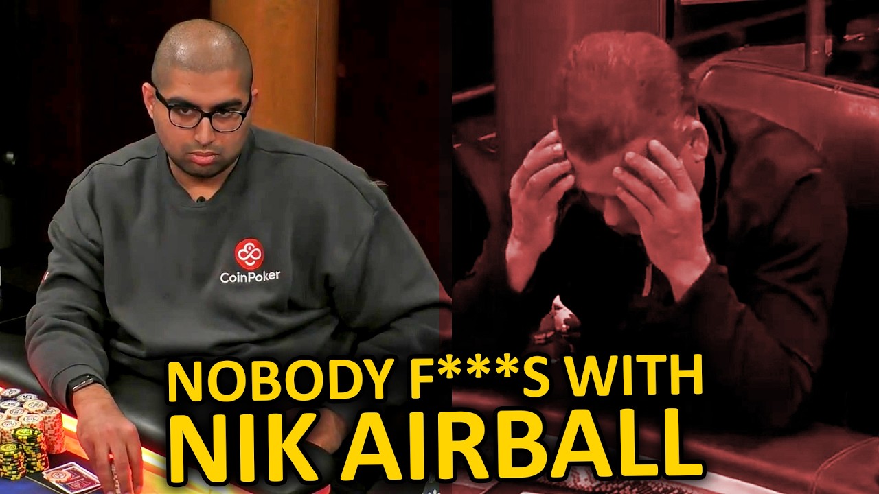 He Tried Getting Aggressive With Airball In $160K Hand @Hustler Casino Live