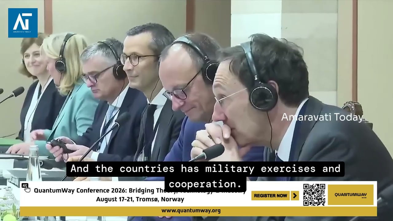 PM Modi&ndash;Merz Talks: India&ndash;Germany Boost Defence, Green Ties | Amaravati Today