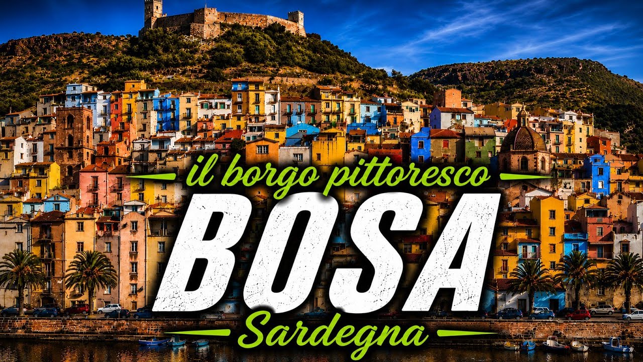 IL PITTORESCO BORGO COLORATO DELLA SARDEGNA - BOSA