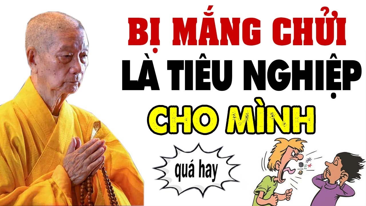 Người khác Mắng Chửi ta là TIÊU NGHIỆP CHƯỚNG cho ta - Thầy Thích Trí Quảng
