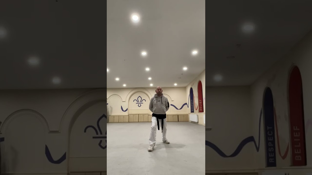 Footwork for Poomsae Il Jang - Pattern number 1