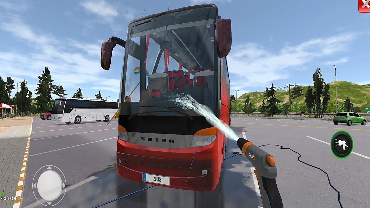 🚿 Sparkling Clean! Epic Bus Wash in India | Bus Simulator Ultimate 🇮🇳