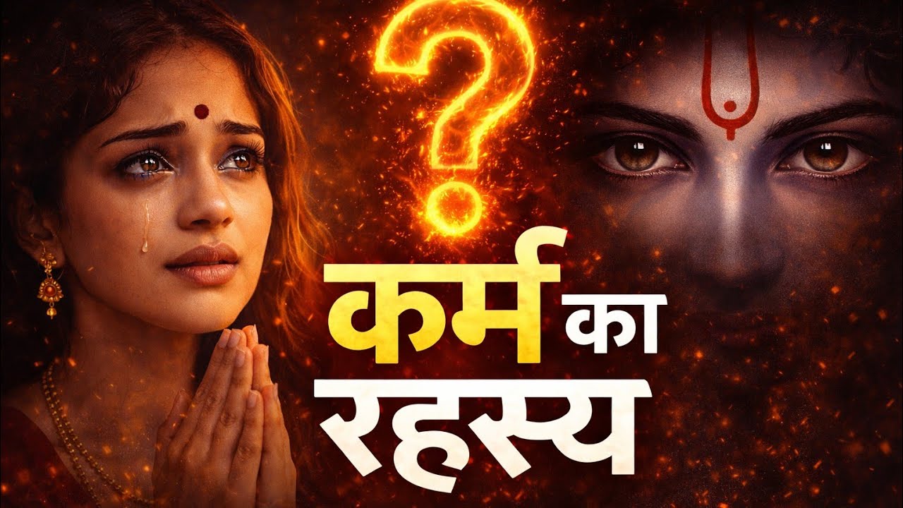 कर्म का रहस्य - क्या सच में हर बुरे काम की सजा मिलती है? | Karma Explained #bhagavadgita  #krishna 