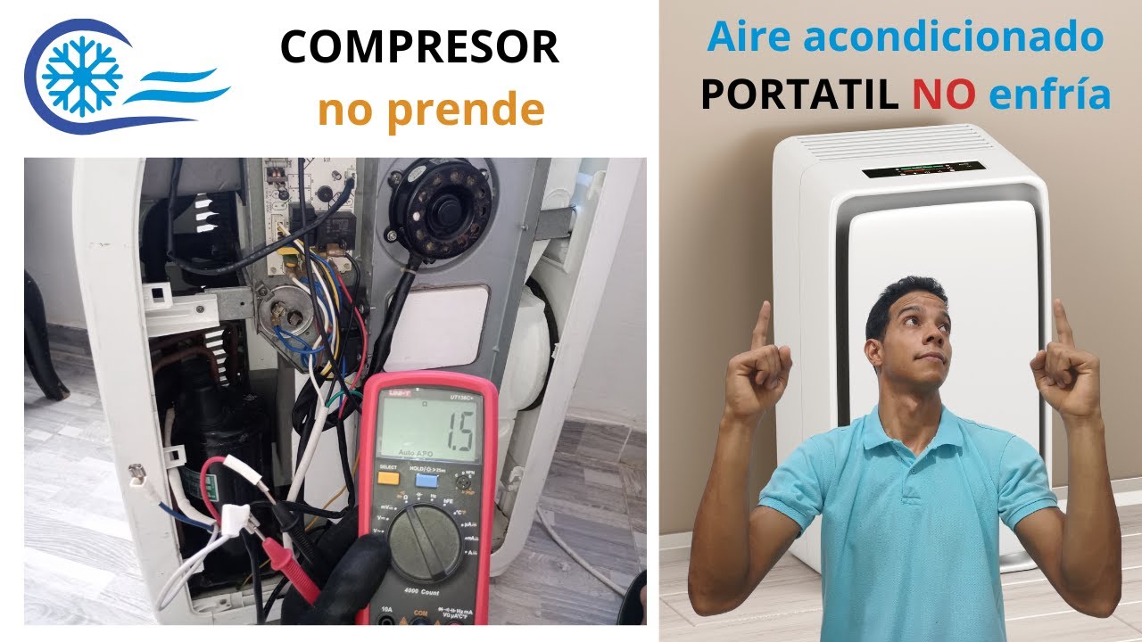 Por qué mi aire acondicionado portátil no enfría?