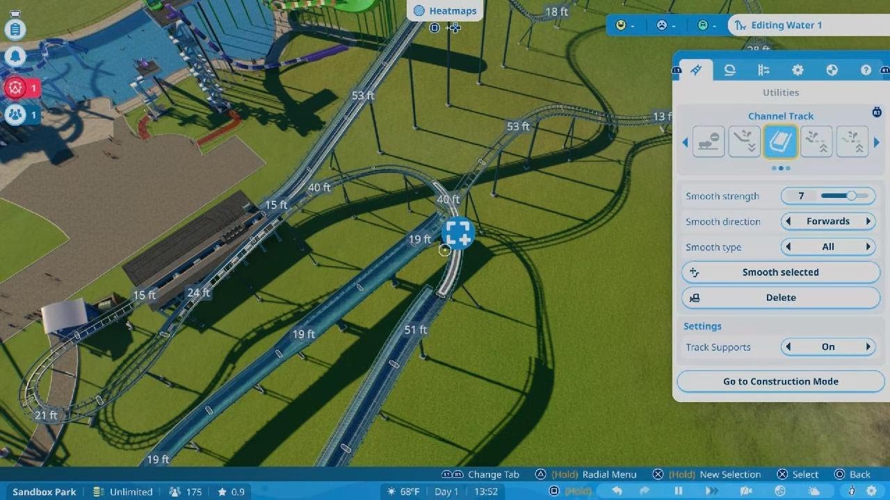 NEW WATER COASTER + 2 NEW Flumes in my Waterpark! | Ep. 2