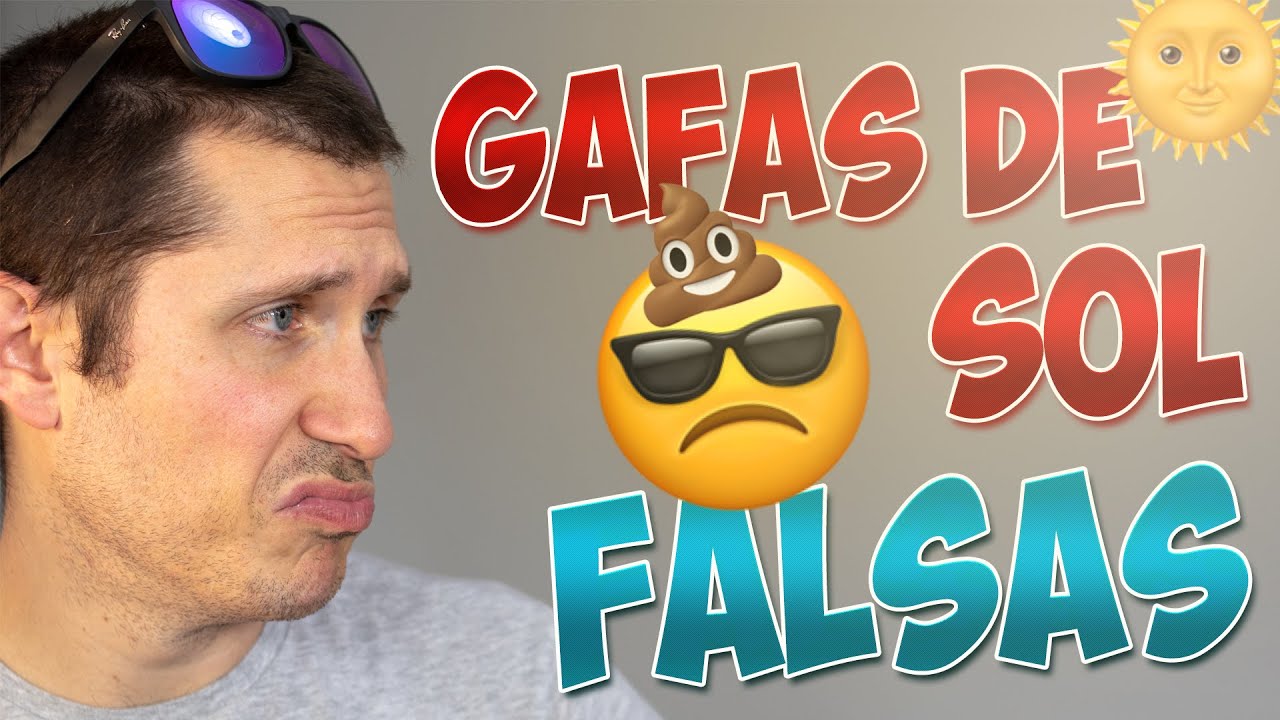 😎Gafas de sol FALSAS, 💥¿son peligrosas?