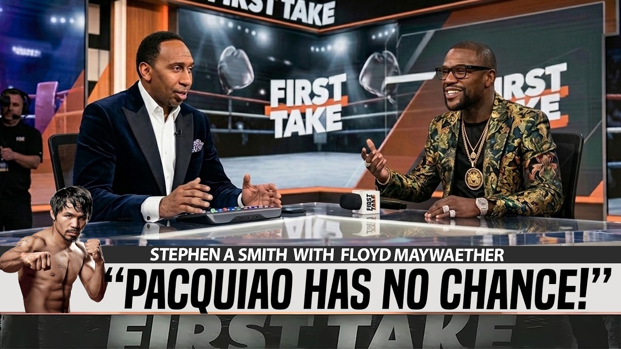 Floyd Mayweather Issues Cold Warning to Manny Pacquiao At LIVE INTERVIEW!