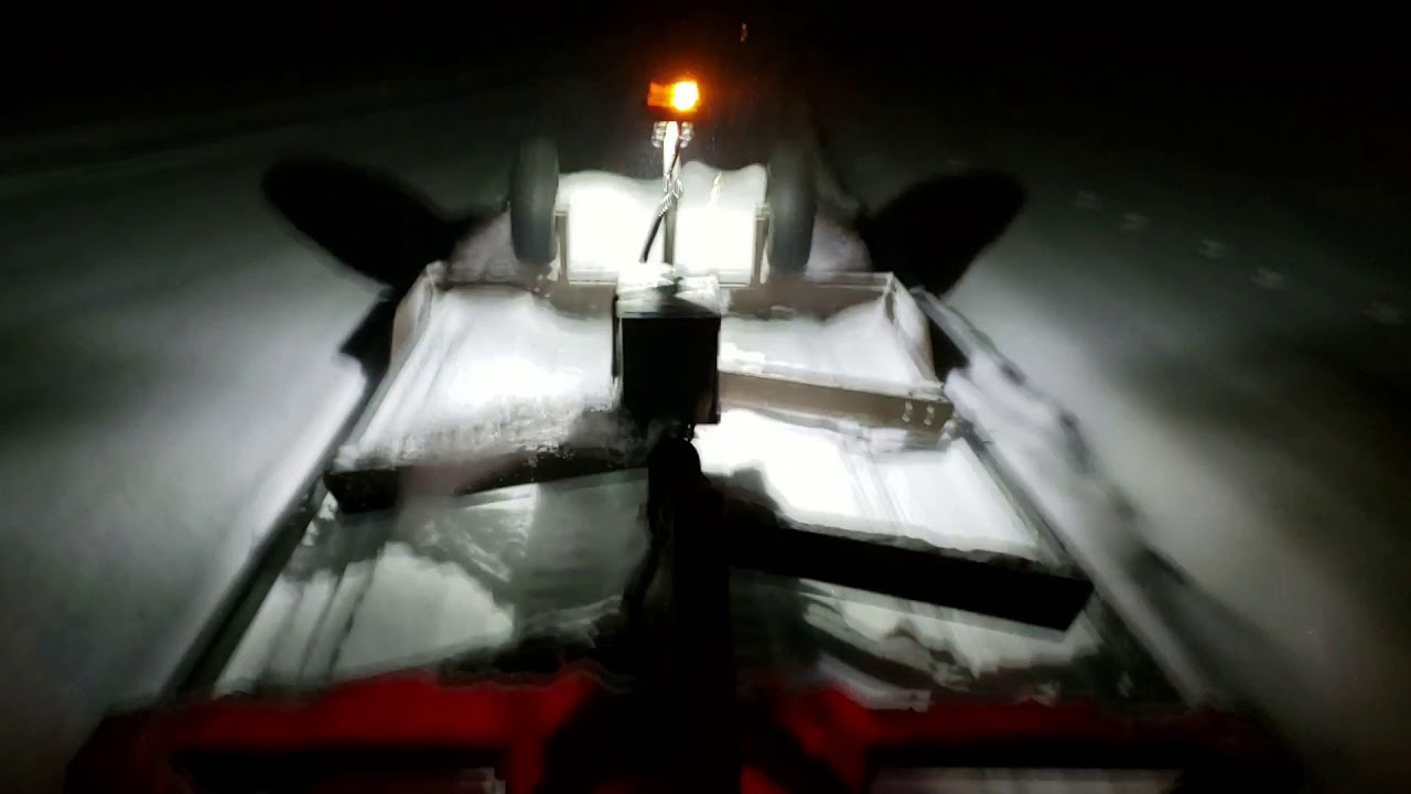 4' x 9' Snow Groomer Test Run 6