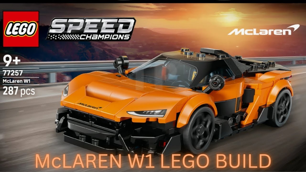 LEGO McLaren W1 Speed Champions 77257 | Unboxing, Timelapse Build & Showcase 🔥