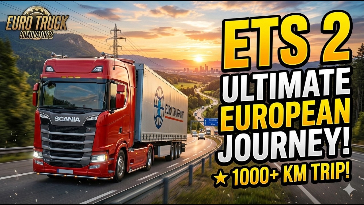 Euro Truck Simulator Relaxing Drive