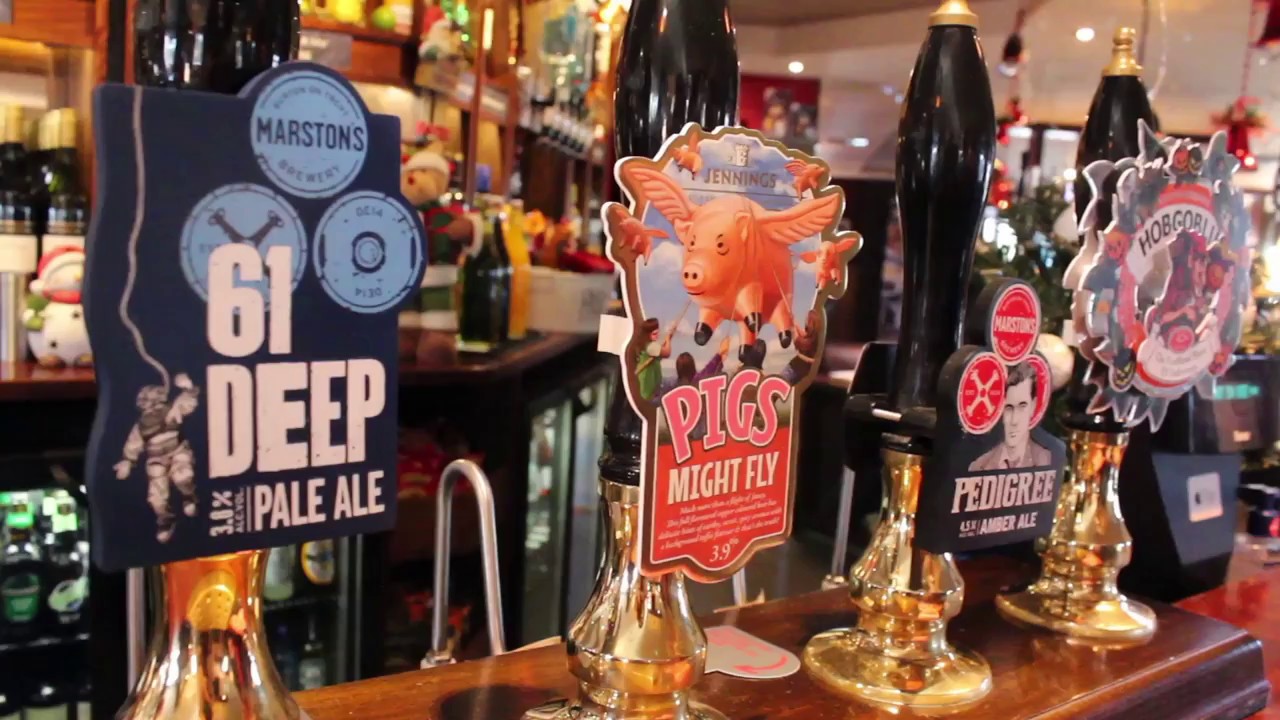 Inapub with: Marston's brewery