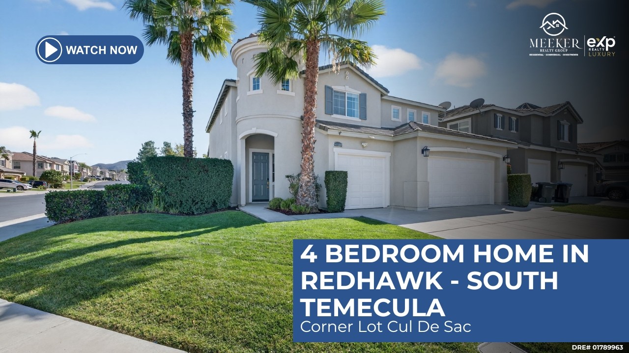 4 Bedroom Home in Redhawk South Temecula | Corner Lot Cul-de-Sac