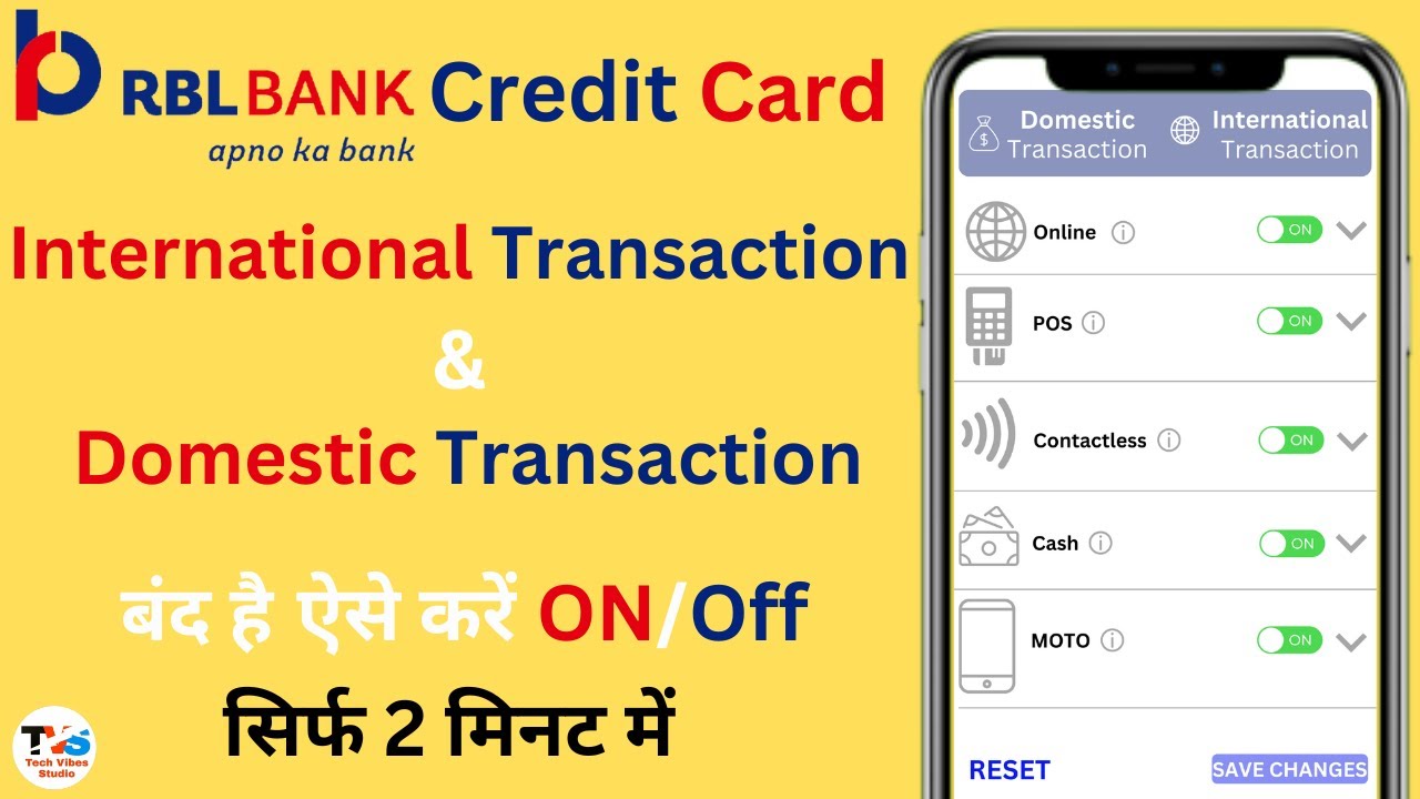 How To Enable RBL Credit Card Transaction | RBL Credit Card Transaction Enable Kaise Kare
