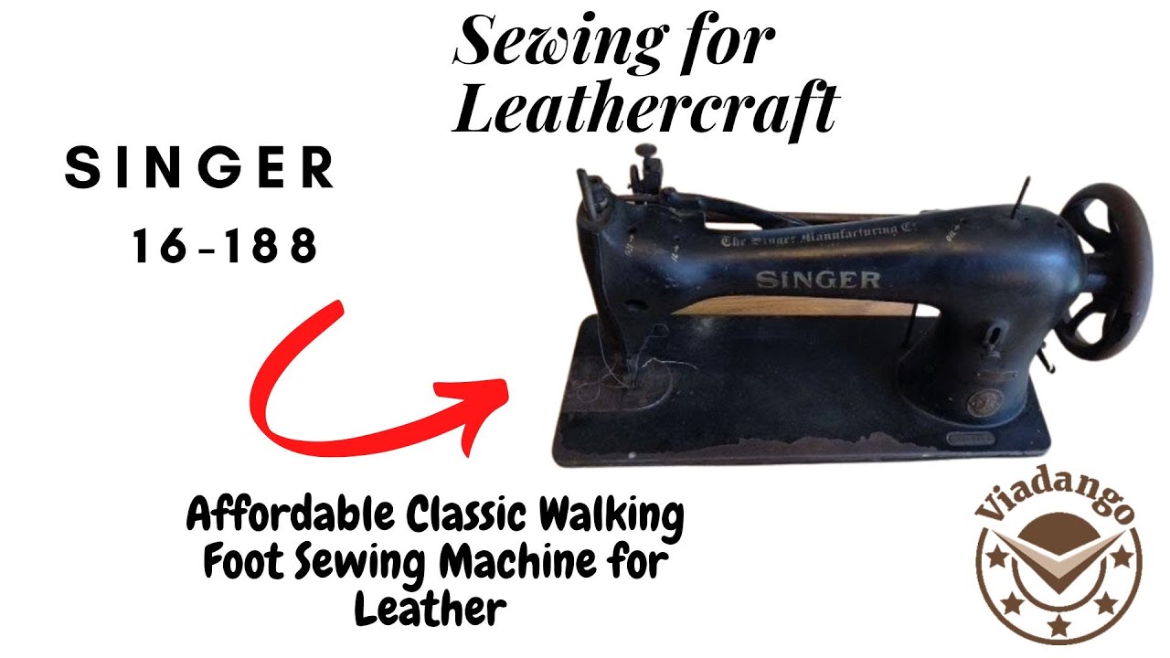 A Classic Industrial Sewing Machine | 16-188 -SINGER | Leather Sewing Machine Review