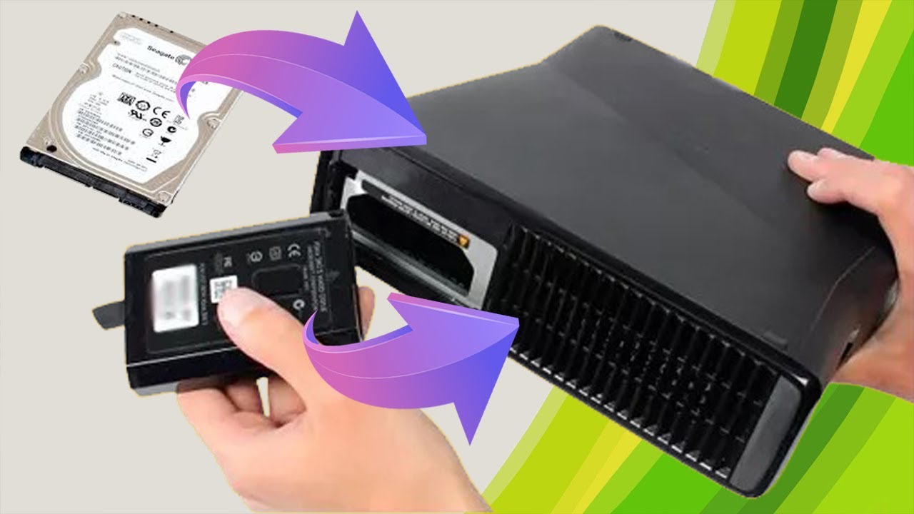 INSTALA O CAMBIA EL HDD A TU XBOX 360 SLIM CON RGH...