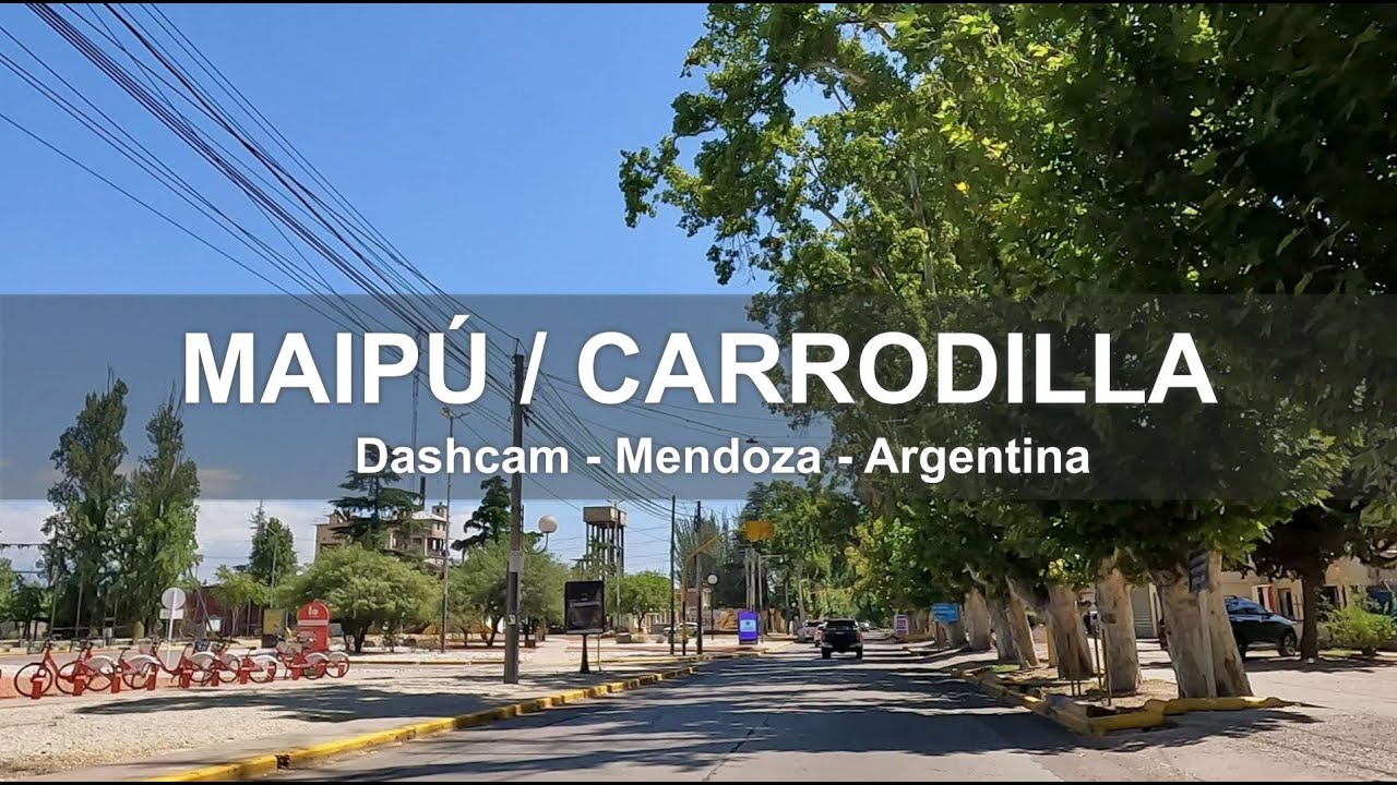 Dashcam - Desde Maipú a Carrodilla por Calle Terrada - Mendoza - Argentina