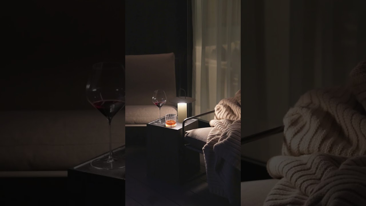 Nighttime in the garden rooms