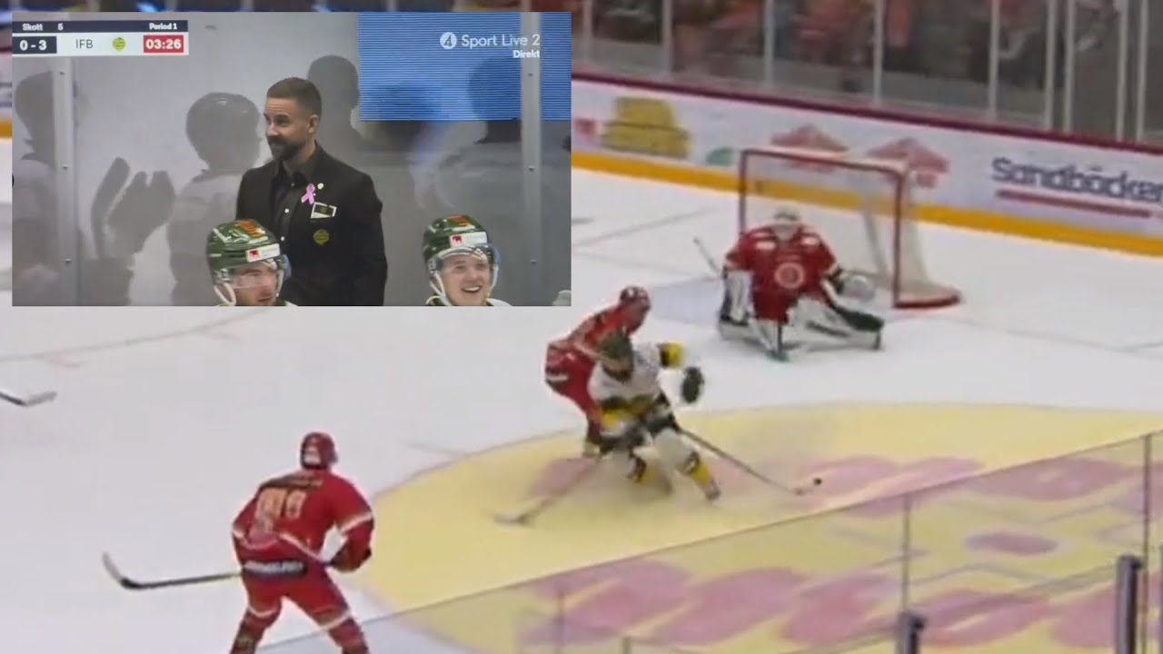 Drömmål av Maxime Fortier i omgång 8 av Hockeyallsvenskan 2023