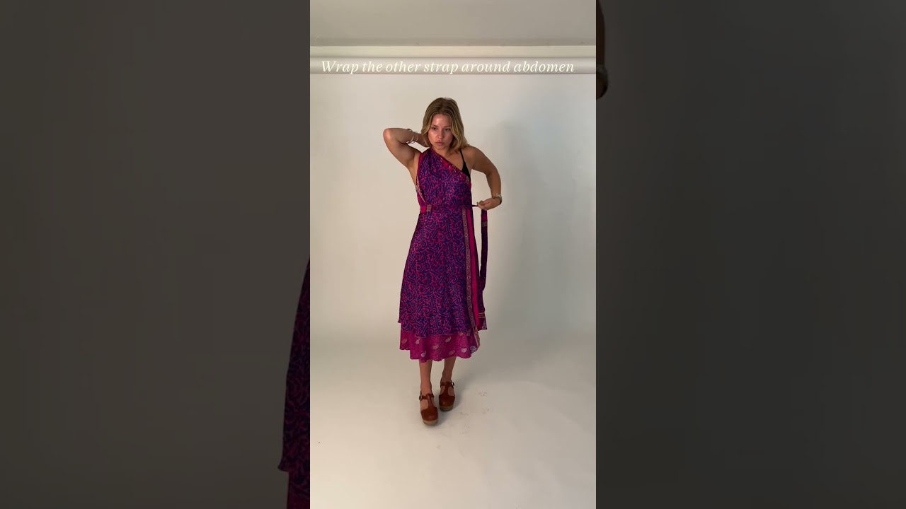How to Tie a Wrap Skirt: Freya Dress
