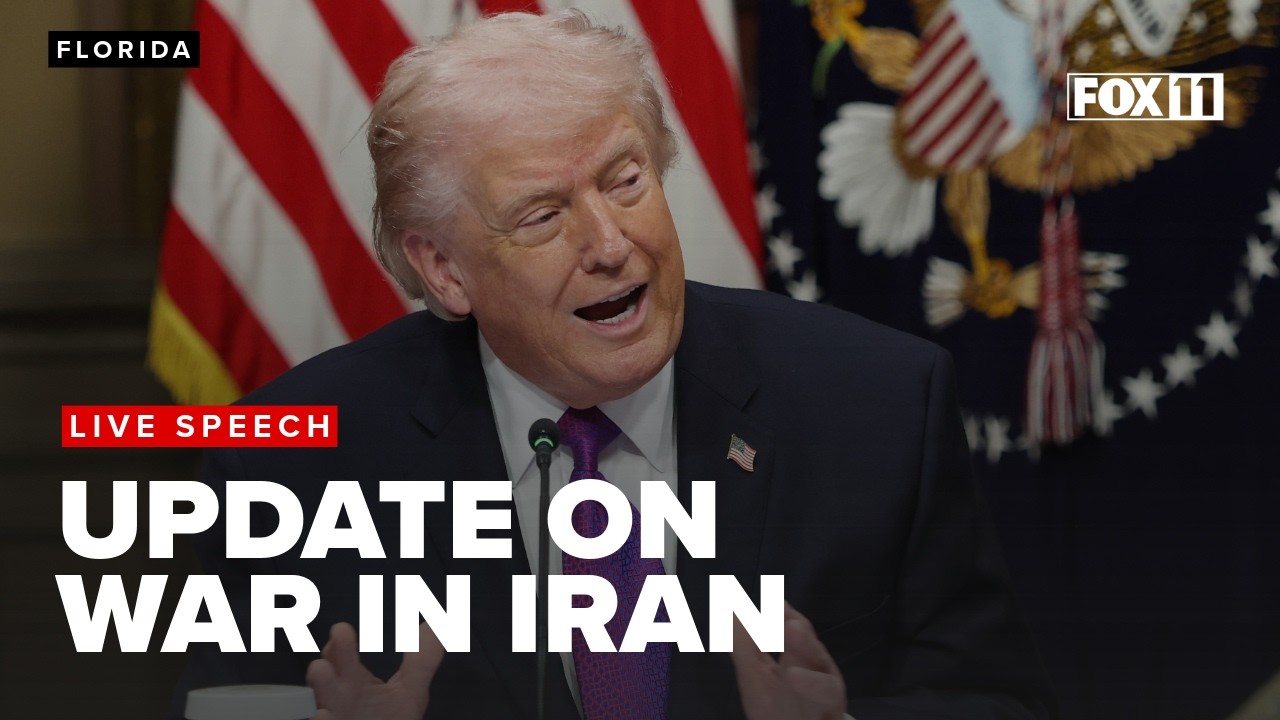President Donald Trump provides update on war in Iran