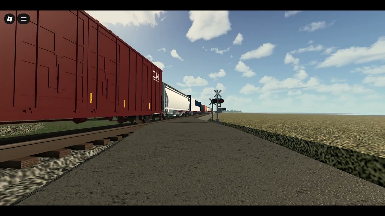 Short CN Mixed Freight Train