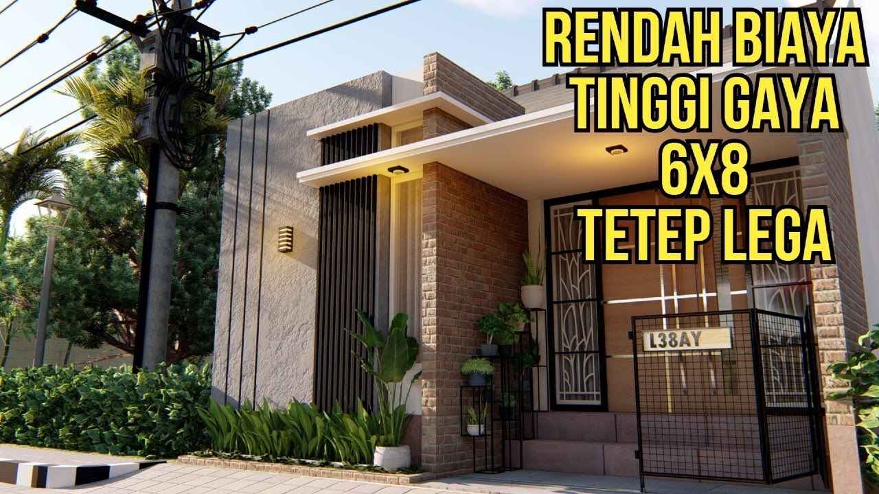 RUMAH LOW BUDGET 6X8 INI JAMIN BIKIN KALIAN KAGET
