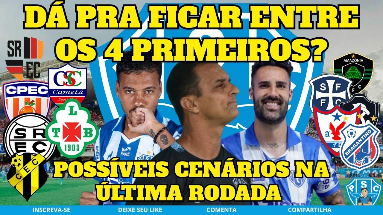 ANÁLISE PARA A ÚLTIMA RODADA 