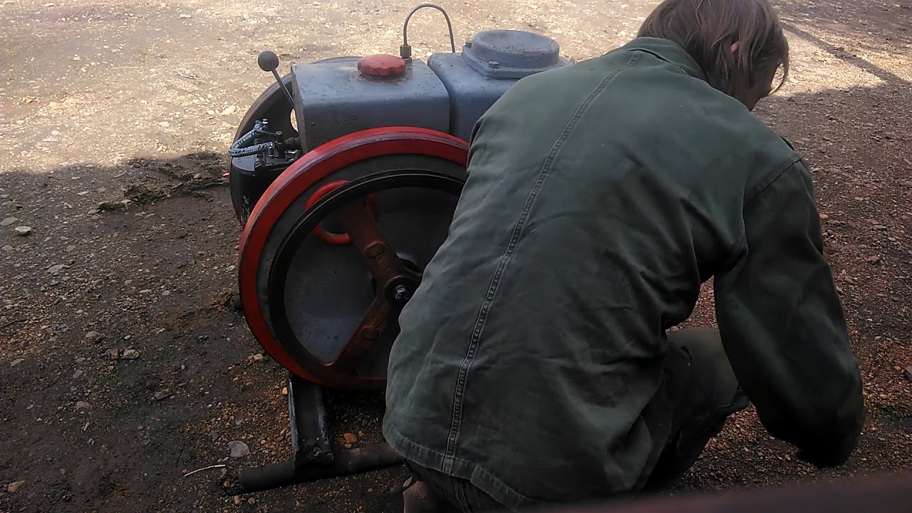 MIA motor(diesel) Az első indítás.