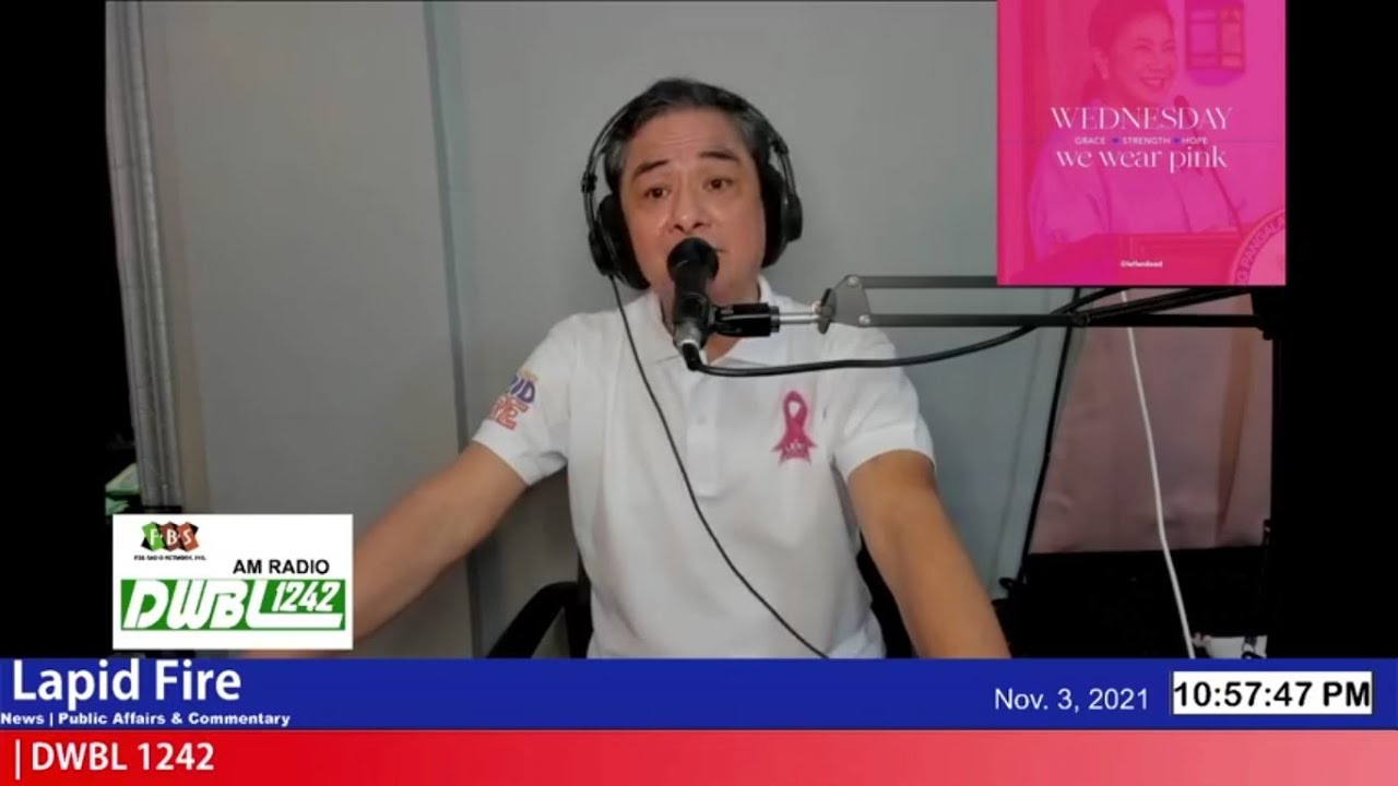 ANO ANG ISA SA KATARANTADUHANG NANGYAYARI NGAYON SA MAYNILA? (LAPID FIRE, Nov 3, 2021)