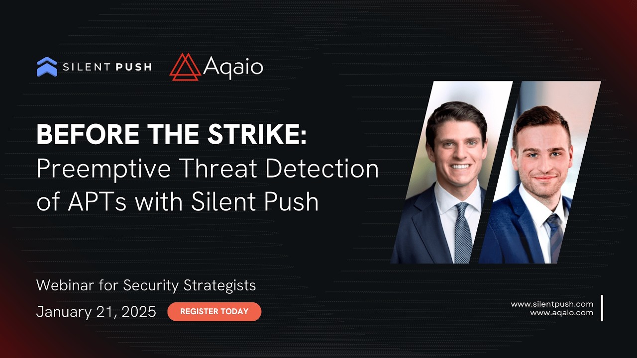 Before the Strike: Preemptive Threat Detection of APTs with Silent Push