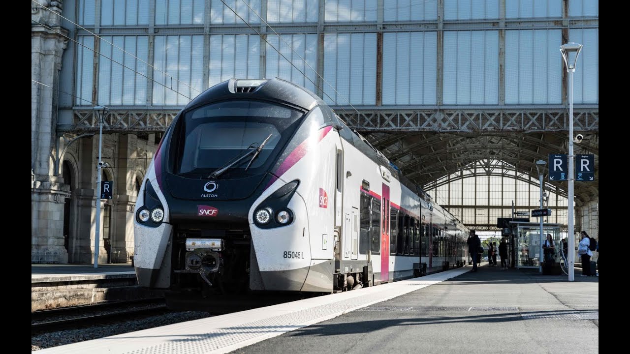 ( CAB RIDE ) Bordeaux - Nantes en cabine de conduite d'un Coradia Liner (B85000), en Intercités.