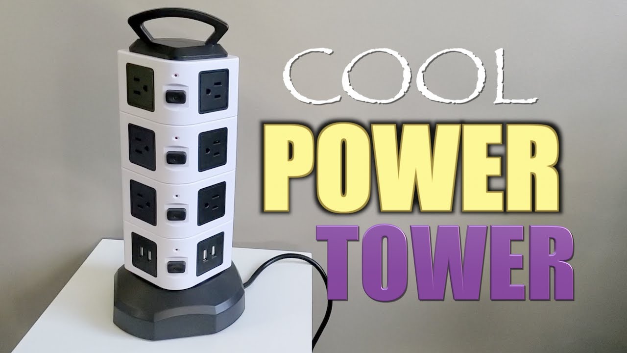Vertical Multi Socket Power Bar