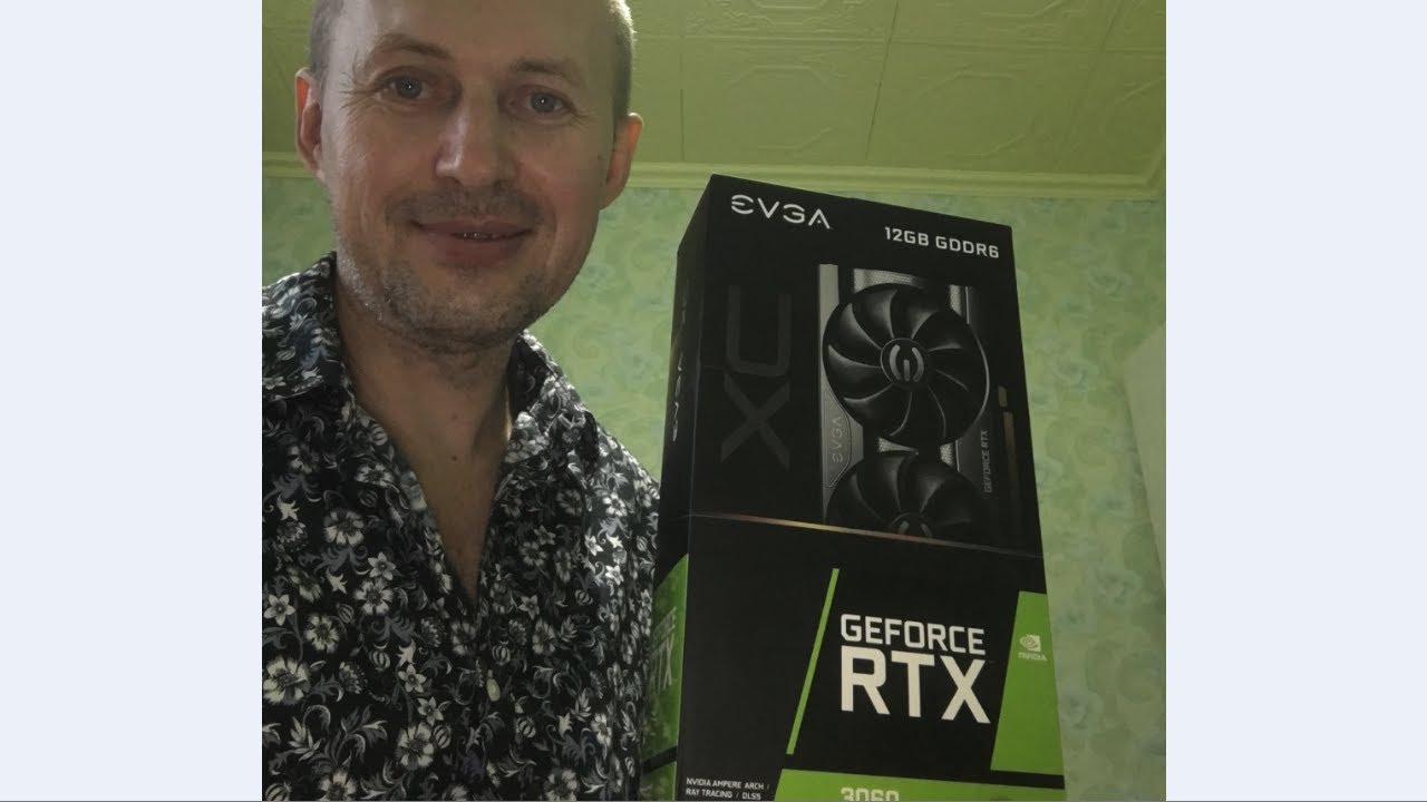 РАСПАКОВКА evga GeForce RTX 3060 XC gaming Без LHR